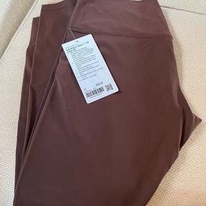Authentic NWT Lululemon align  HR pant 28 Java - Size 12